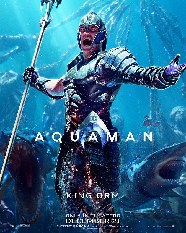Aquaman : Les affiches personnages - Unification France