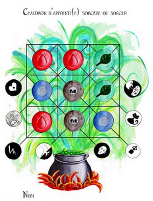 Kit Autocollants Halloween Baker Ross – Cuisine Sorcière, Potions – 4 Scènes + 30+ Autocollants Repositionnables